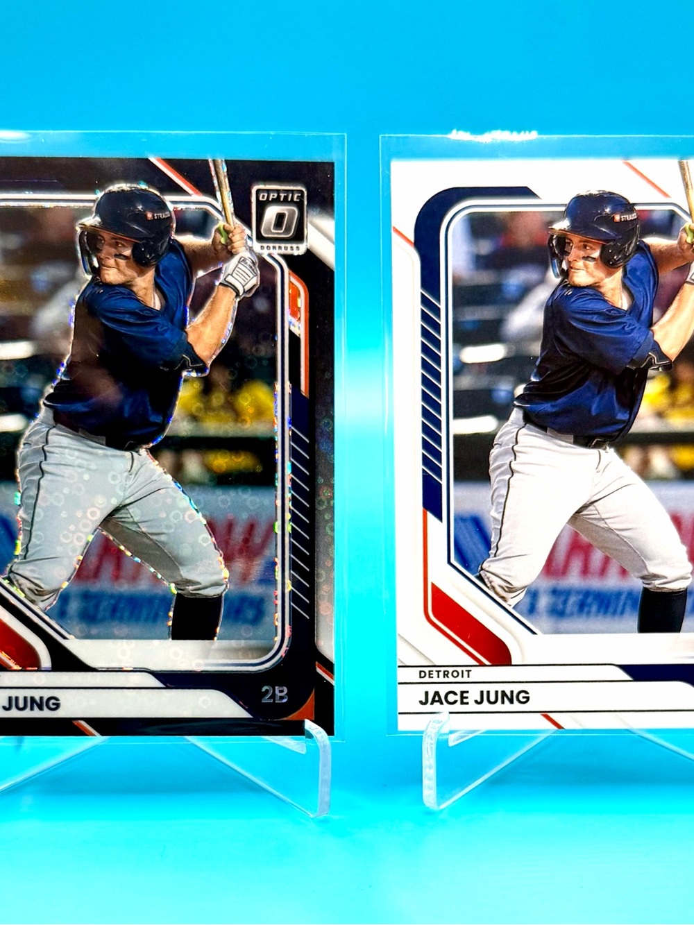 🔥Jace Jung Lot! 🔥Black Disco Prizm + Donruss Insert! 🤩